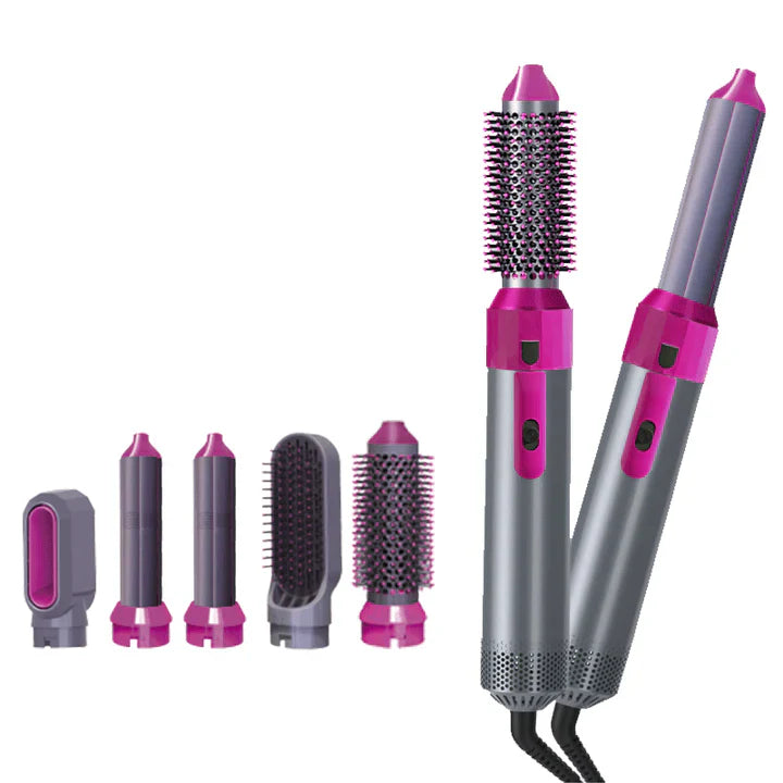 Inglobe Pro-Style 5-in-1 Air Styler: Salon Blowout at Home